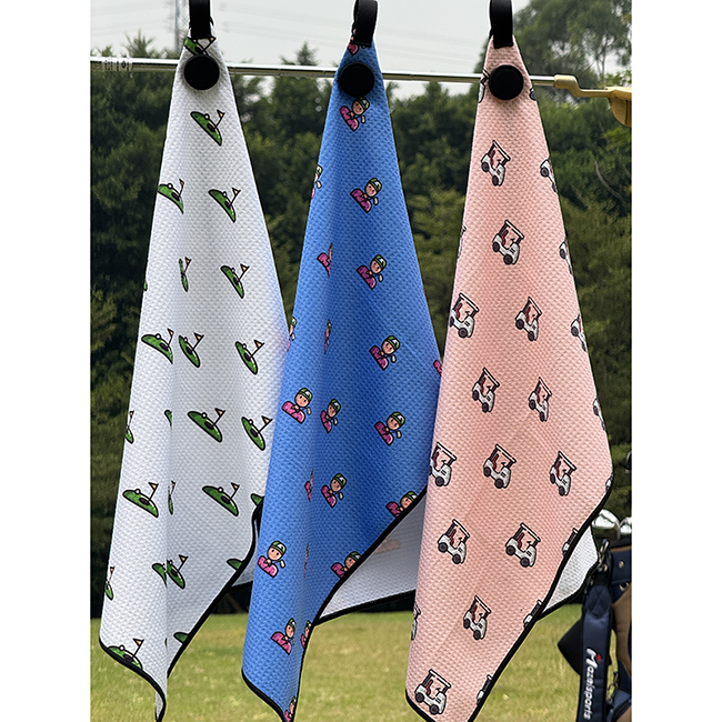 Gahumi Custom Golf Towels Premium Factory Price Brand New Custom Monogram Golf Magnetic Towel - 5