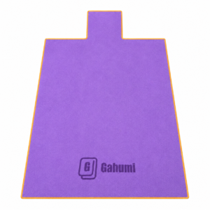 Customized Microfiber Pilates core bed yoga blanket, anti slip silicone sweat absorbing, machine washable yoga blanket