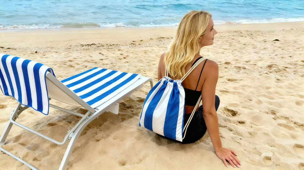 Backpack Beach Towel – Ultra-Soft, Lightweight & Travel Ready - 7