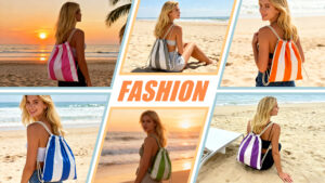 Backpack Beach Towel – Ultra-Soft, Lightweight & Travel Ready
