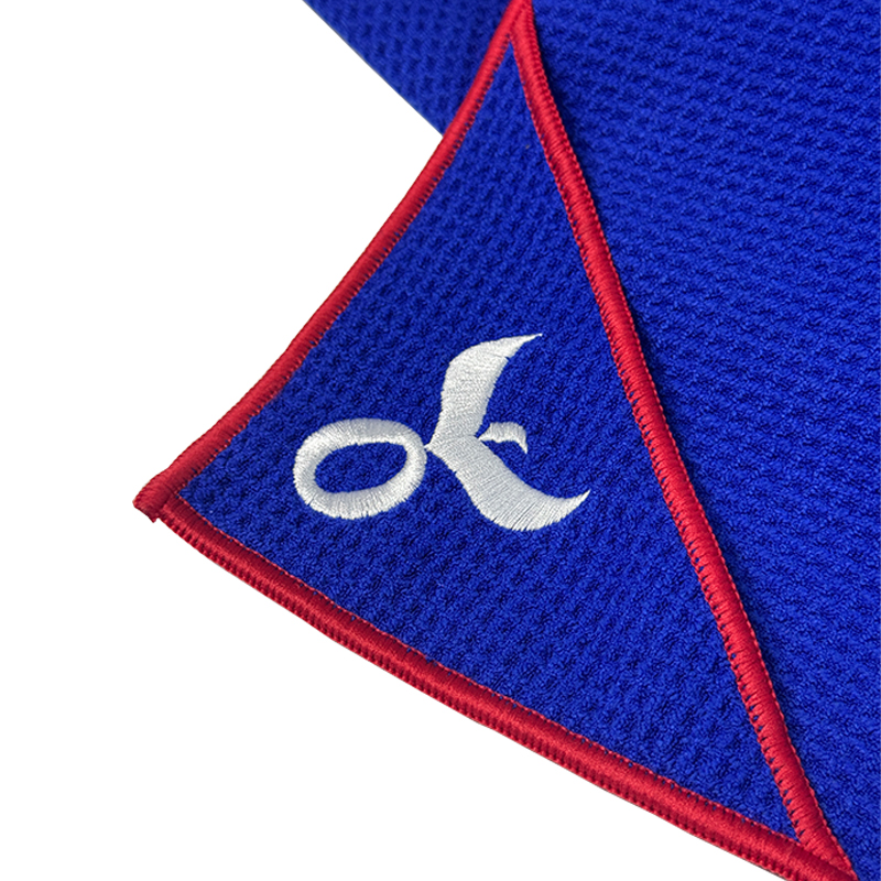 Magnetic golf towel 420gsm waffle sports towel absorbent golf wiping towel cleaning towel - 4