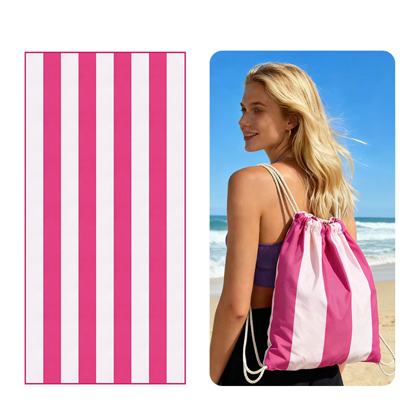 Backpack Beach Towel – Ultra-Soft, Lightweight & Travel Ready - 1