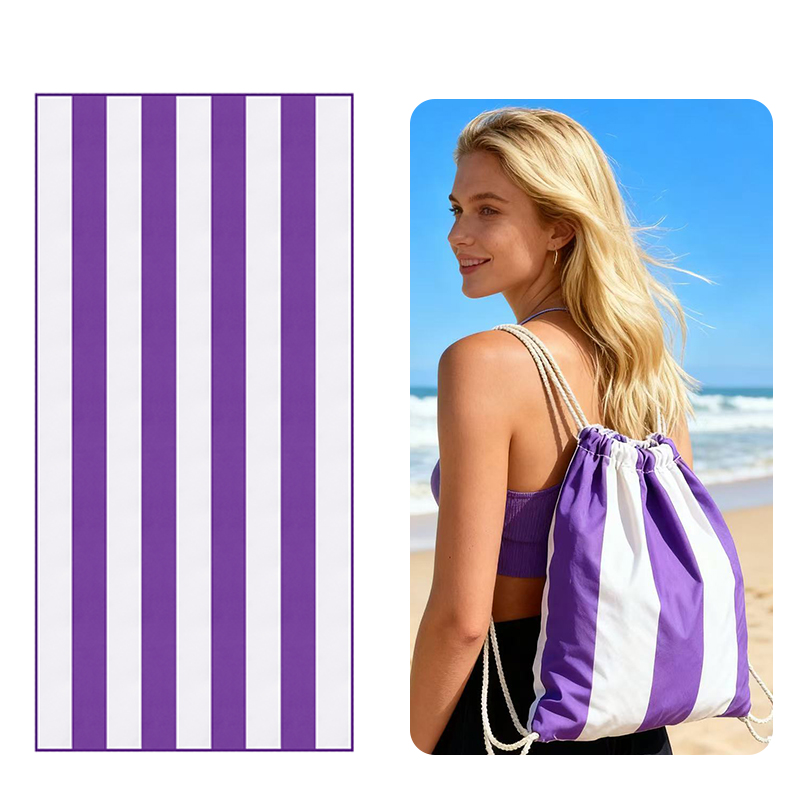Backpack Beach Towel – Ultra-Soft, Lightweight & Travel Ready - 3