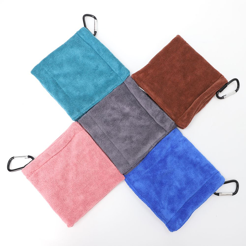400GSM Microfiber Golf towel with Hook - 2