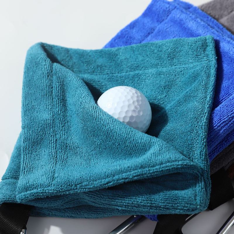 400GSM Microfiber Golf towel with Hook - 4