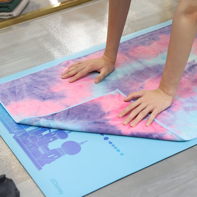 Premium Tie-Dye Yoga Mats Towel – Ultra-Soft Microfiber with Superior Absorbency - 2