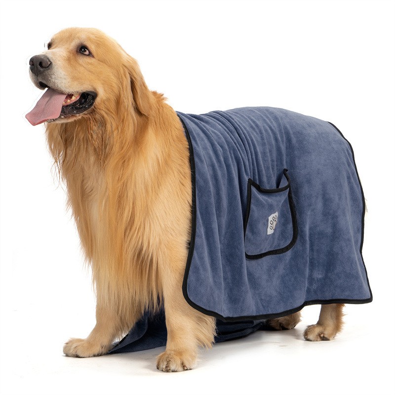 400GSM plush microfiber pet towels with custom colors, logos, labels and print designs for private label brands - 2