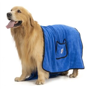 400GSM plush microfiber pet towels with custom colors, logos, labels and print designs for private label brands