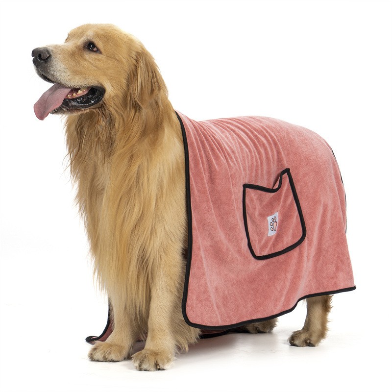 400GSM plush microfiber pet towels with custom colors, logos, labels and print designs for private label brands - 1