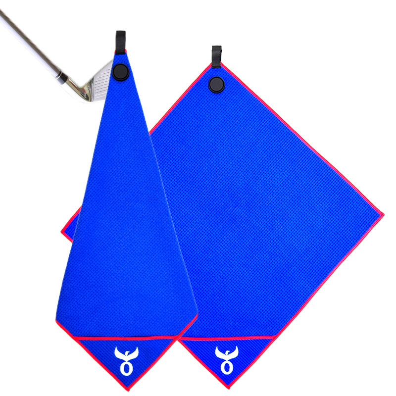 Magnetic golf towel 420gsm waffle sports towel absorbent golf wiping towel cleaning towel - 2