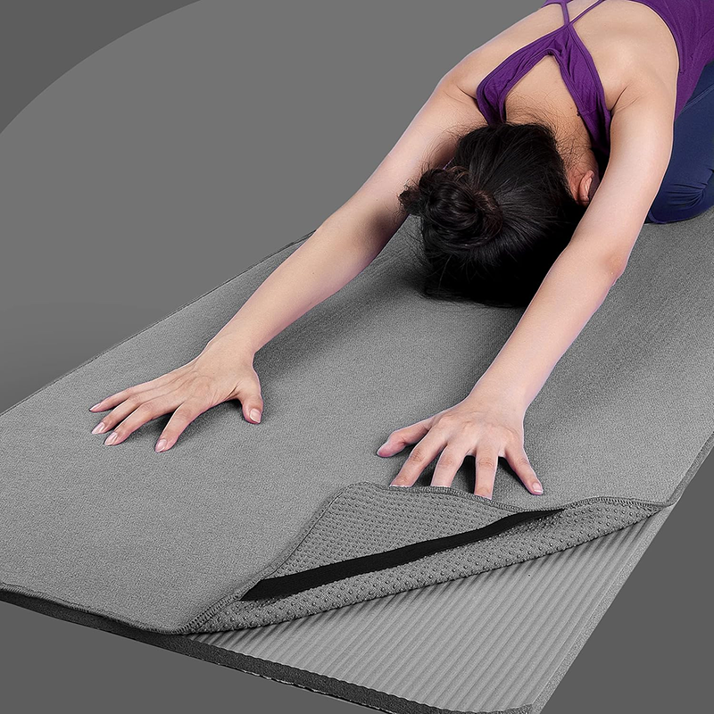 Stay-Put Yoga Mats Towel – Designed to Move with Your Practice