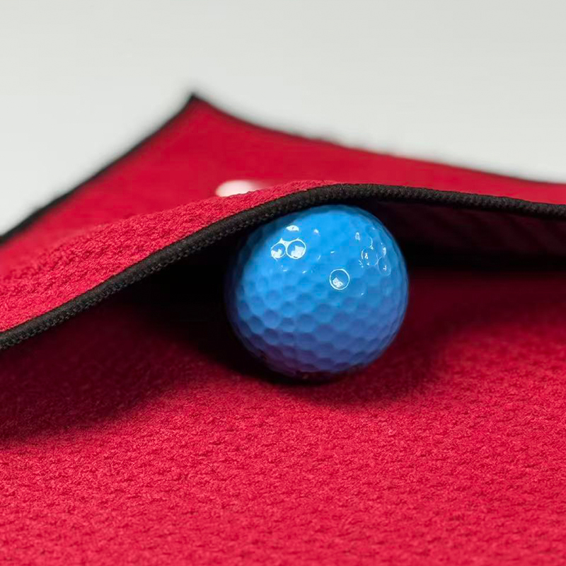 Magnetic golf towel 420gsm waffle sports towel absorbent golf wiping towel cleaning towel - 7